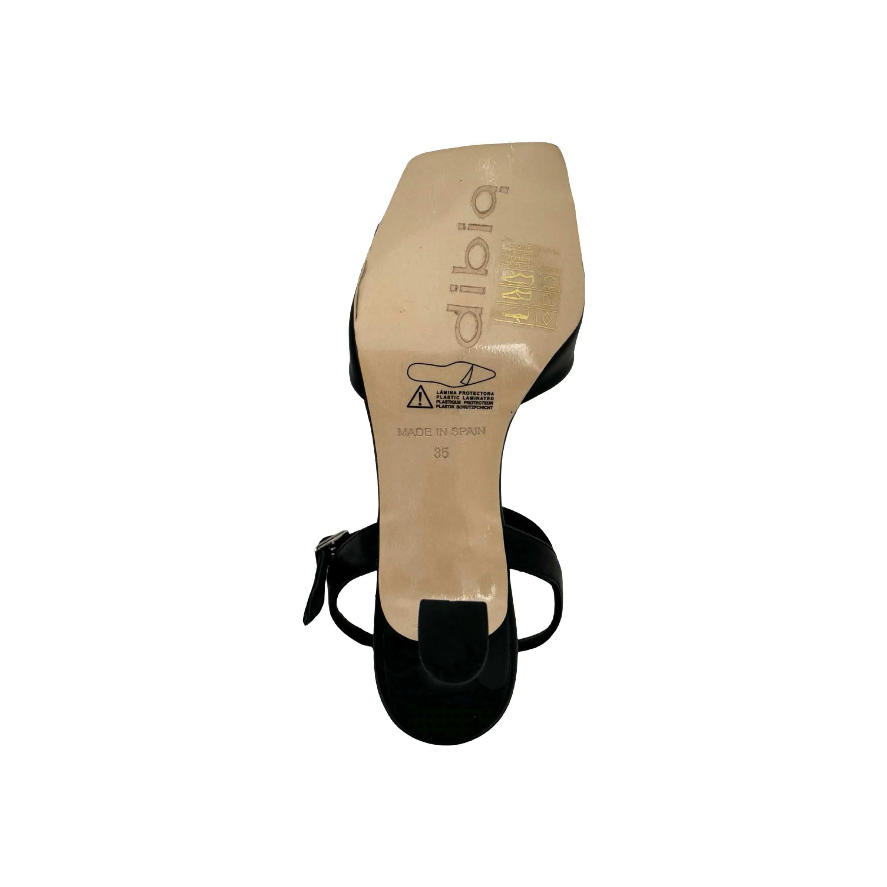 10316-9 Black Dress Sandal