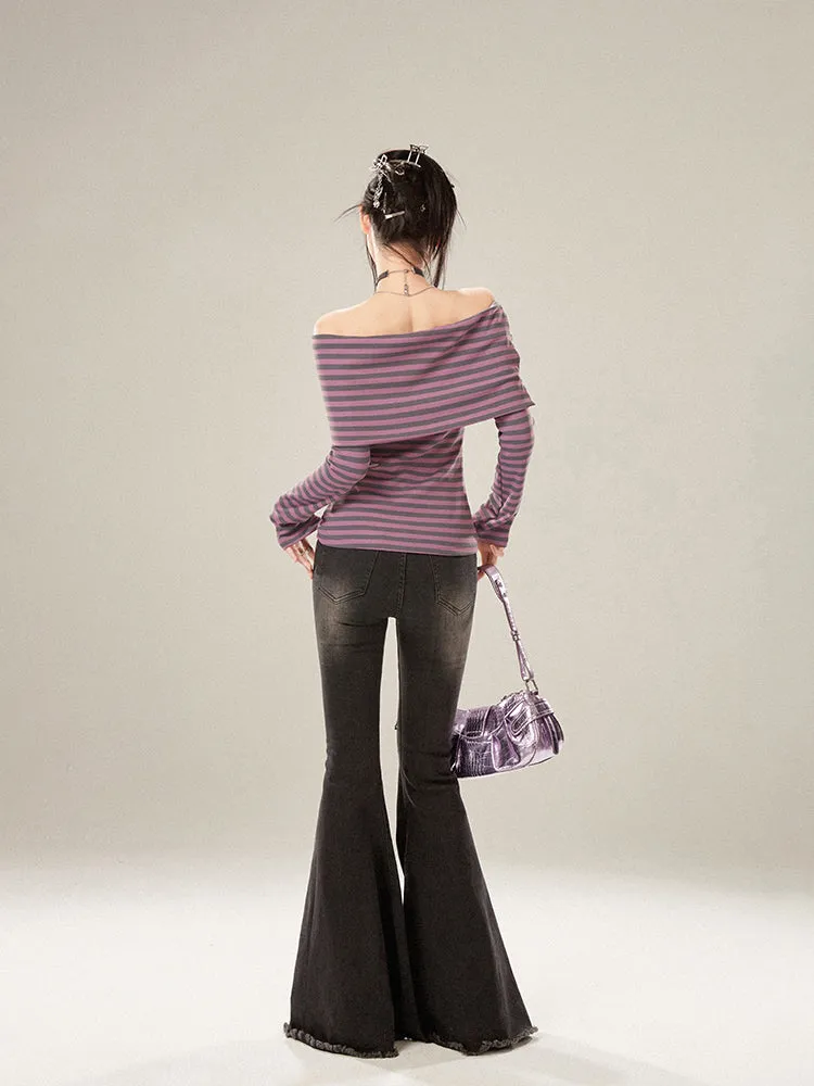 【24s Feb.】Black Flared Jeans