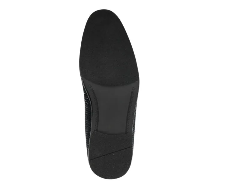 Amali Ivano Luxe Velvet Loafers Men’s Black/Royal Blue