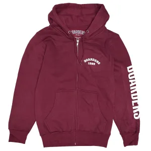 Boarders Bold Arch Full Zip Hoodie - Burgundy