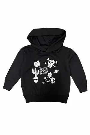 Bold Brave Kind Hoodie | Black