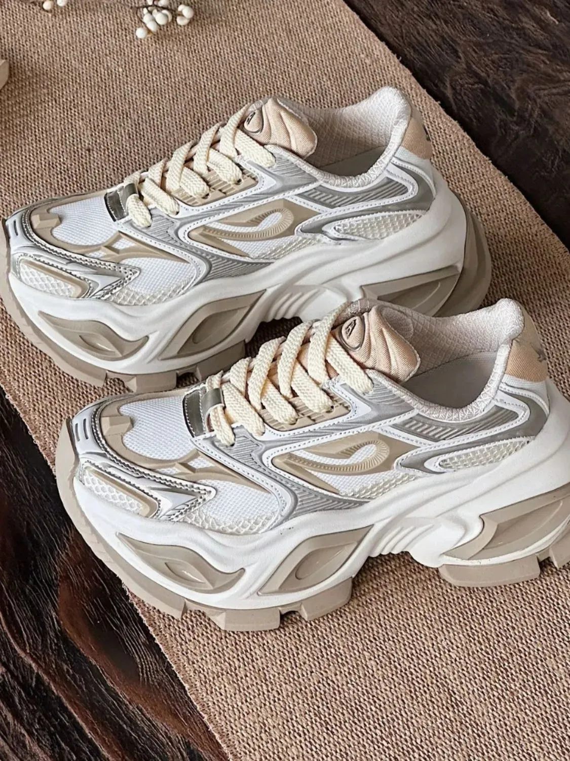 Breathable Chunky Platform Sneakers