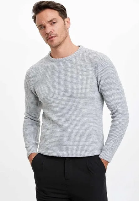 DeFacto Winter Tricot Slim Fit Strickpullover Warm Casual