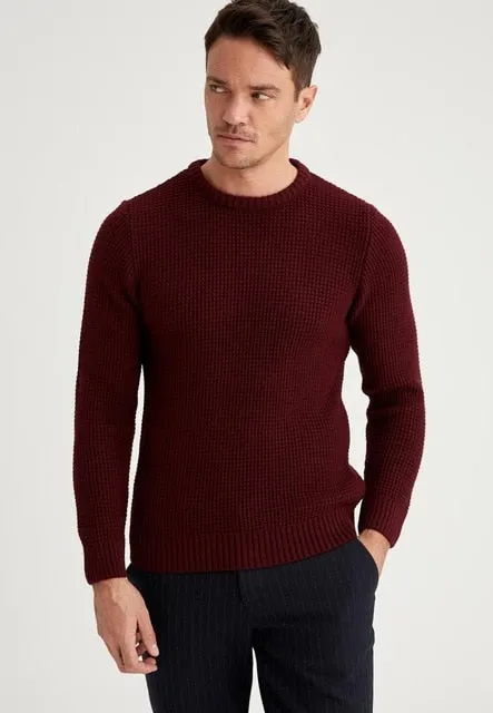 DeFacto Winter Tricot Slim Fit Strickpullover Warm Casual