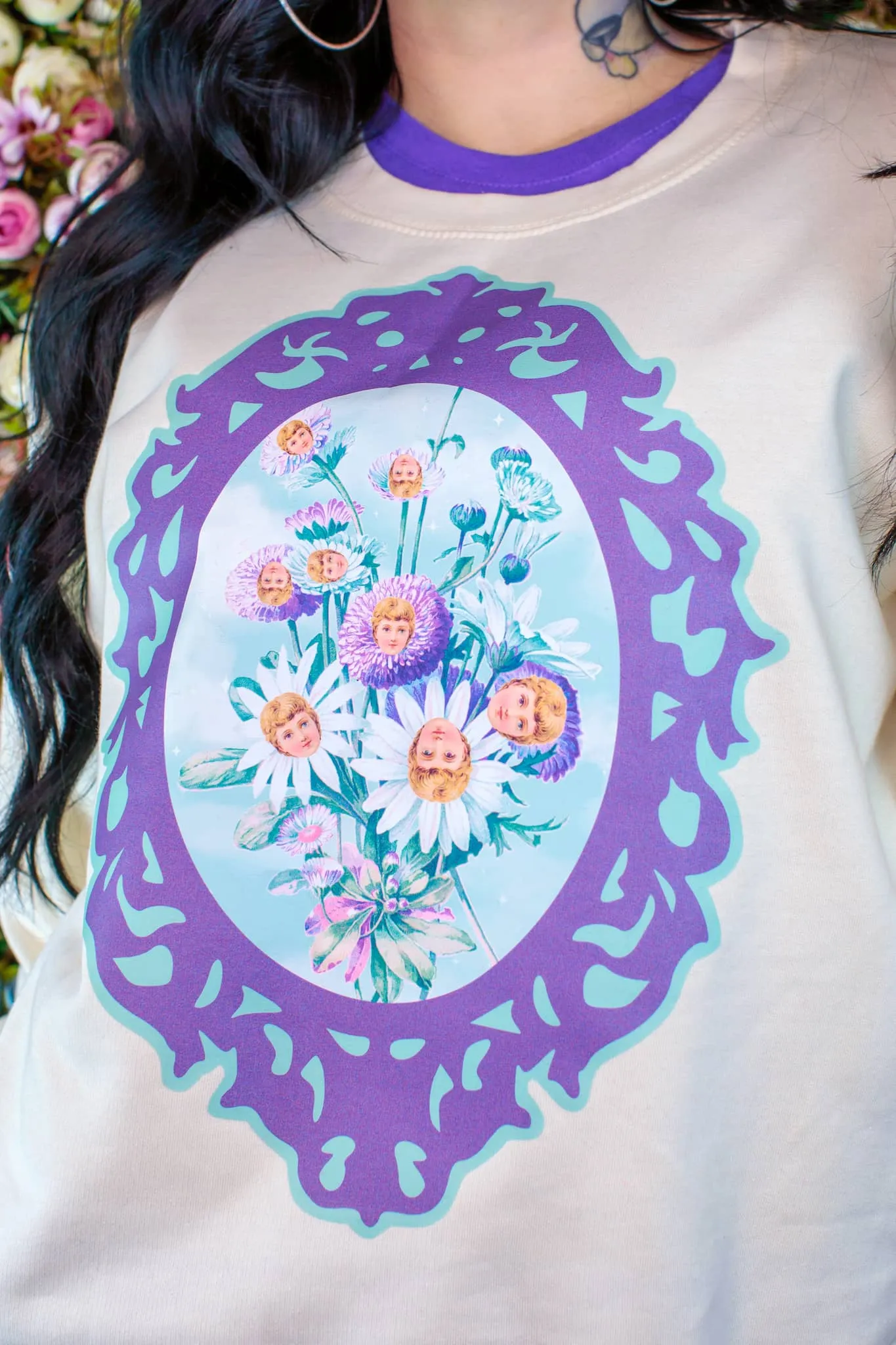 Doll Bouquet Frame Vanilla Sweater