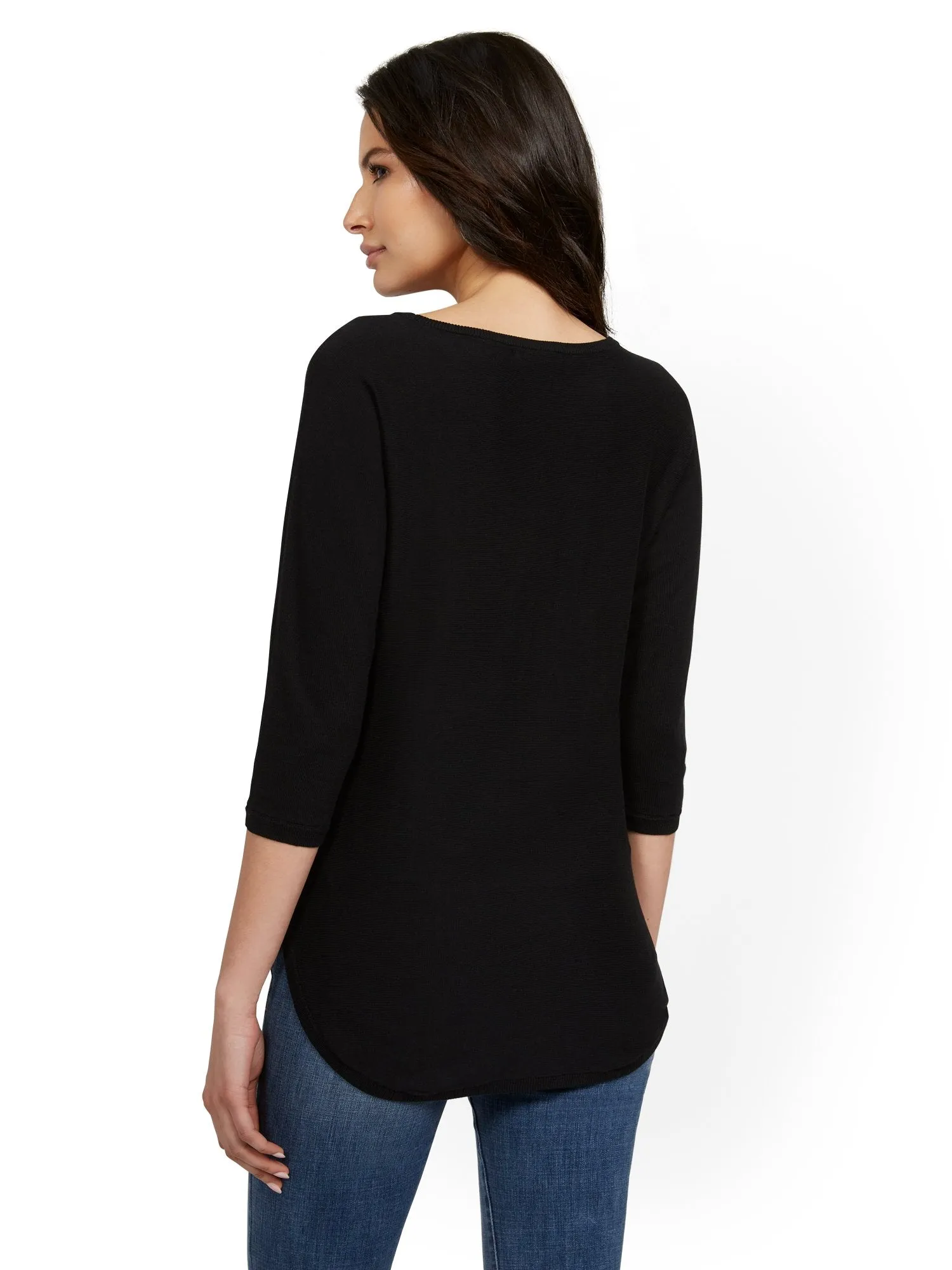 Easy Dolman Tunic Sweater