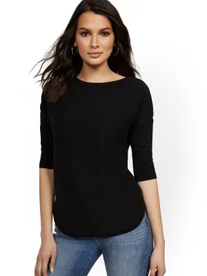 Easy Dolman Tunic Sweater