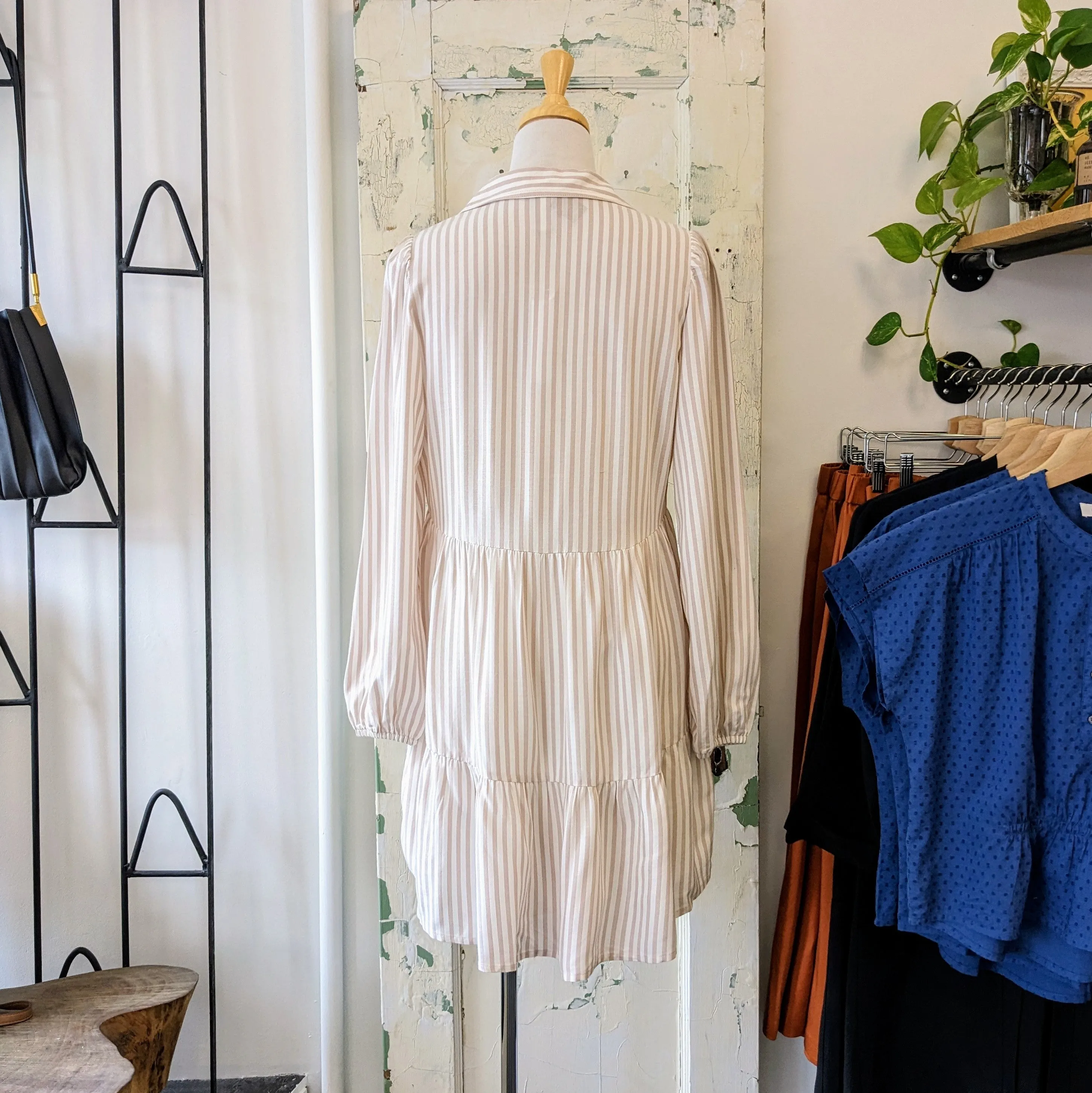 Gentle Fawn // Tulum Dress Tan Stripe
