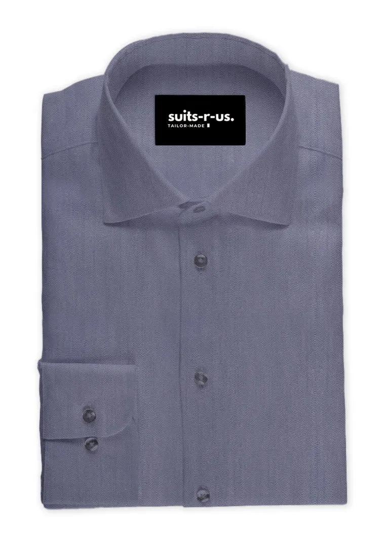 Grey Poplin Shirt