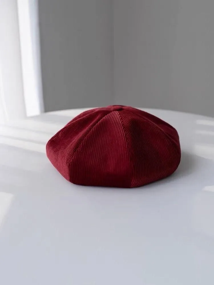 Handmade Unisex Oversized Corduroy Hat