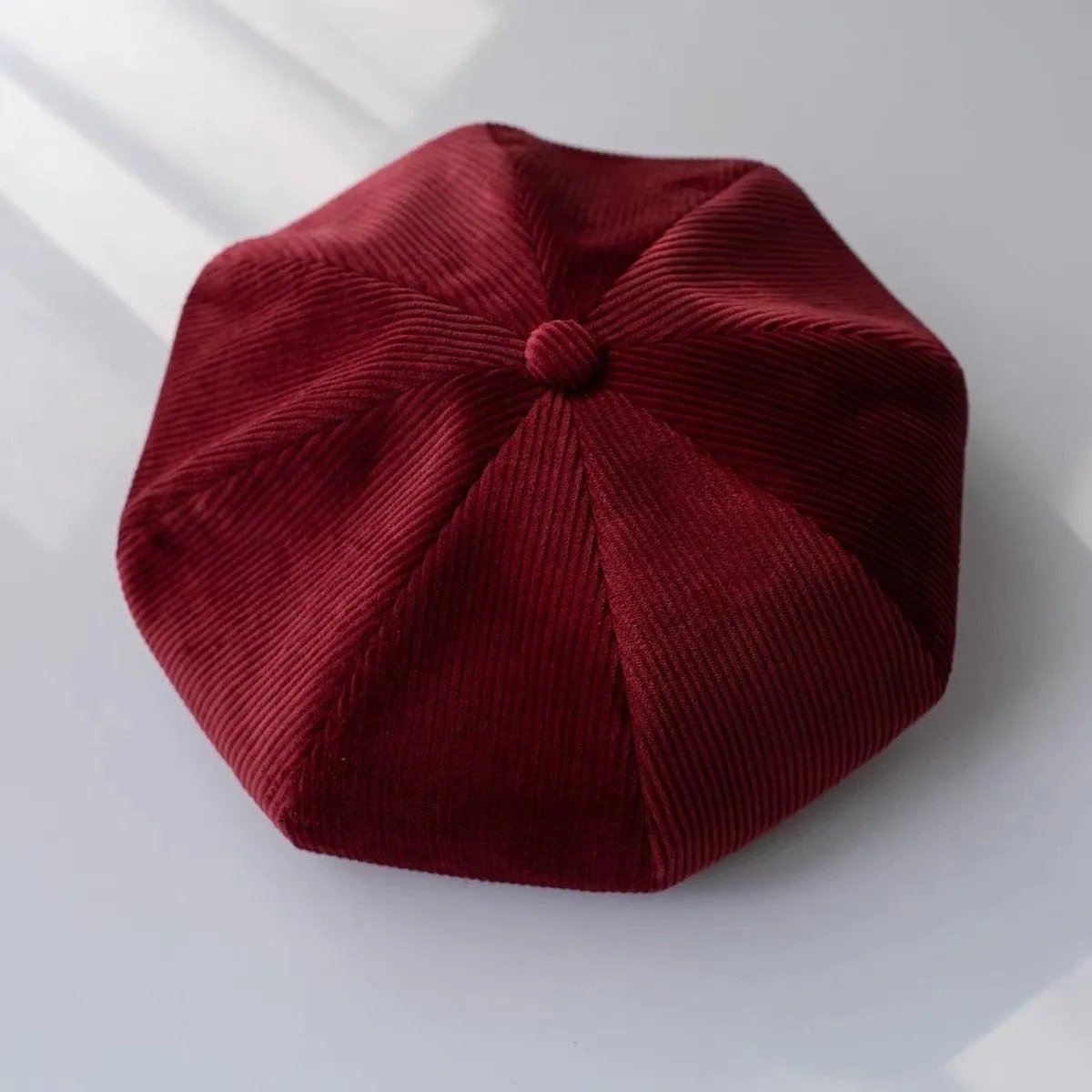 Handmade Unisex Oversized Corduroy Hat