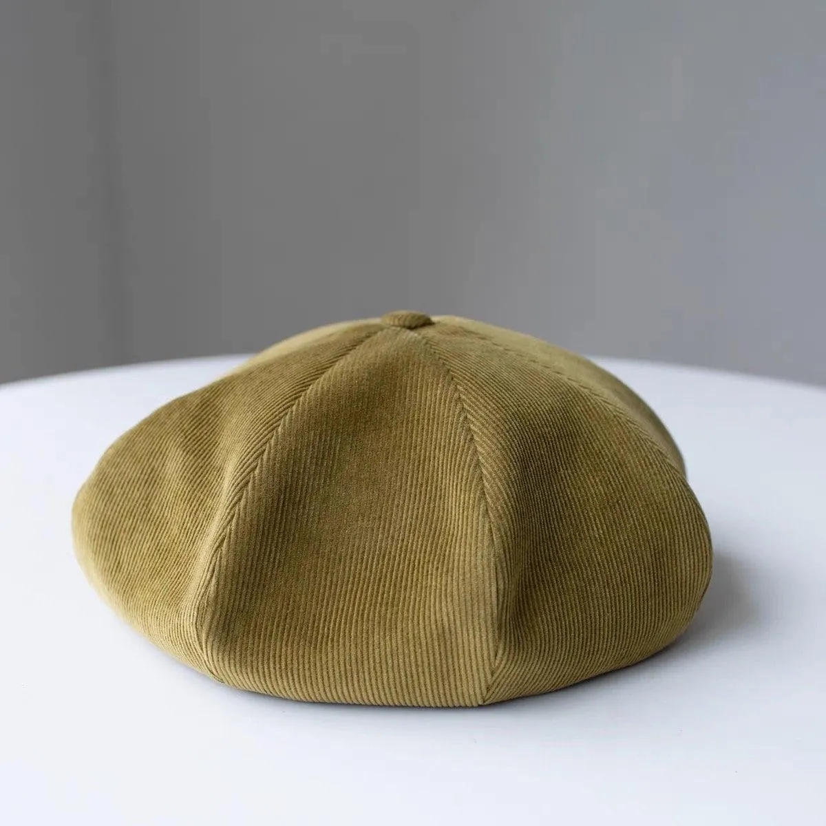 Handmade Unisex Oversized Corduroy Hat