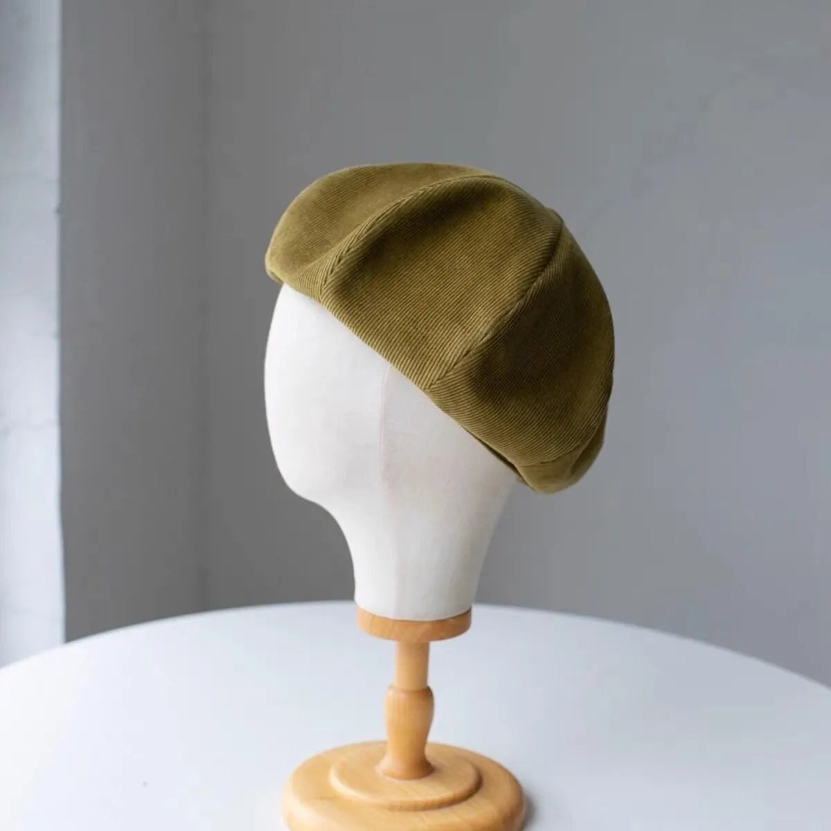 Handmade Unisex Oversized Corduroy Hat