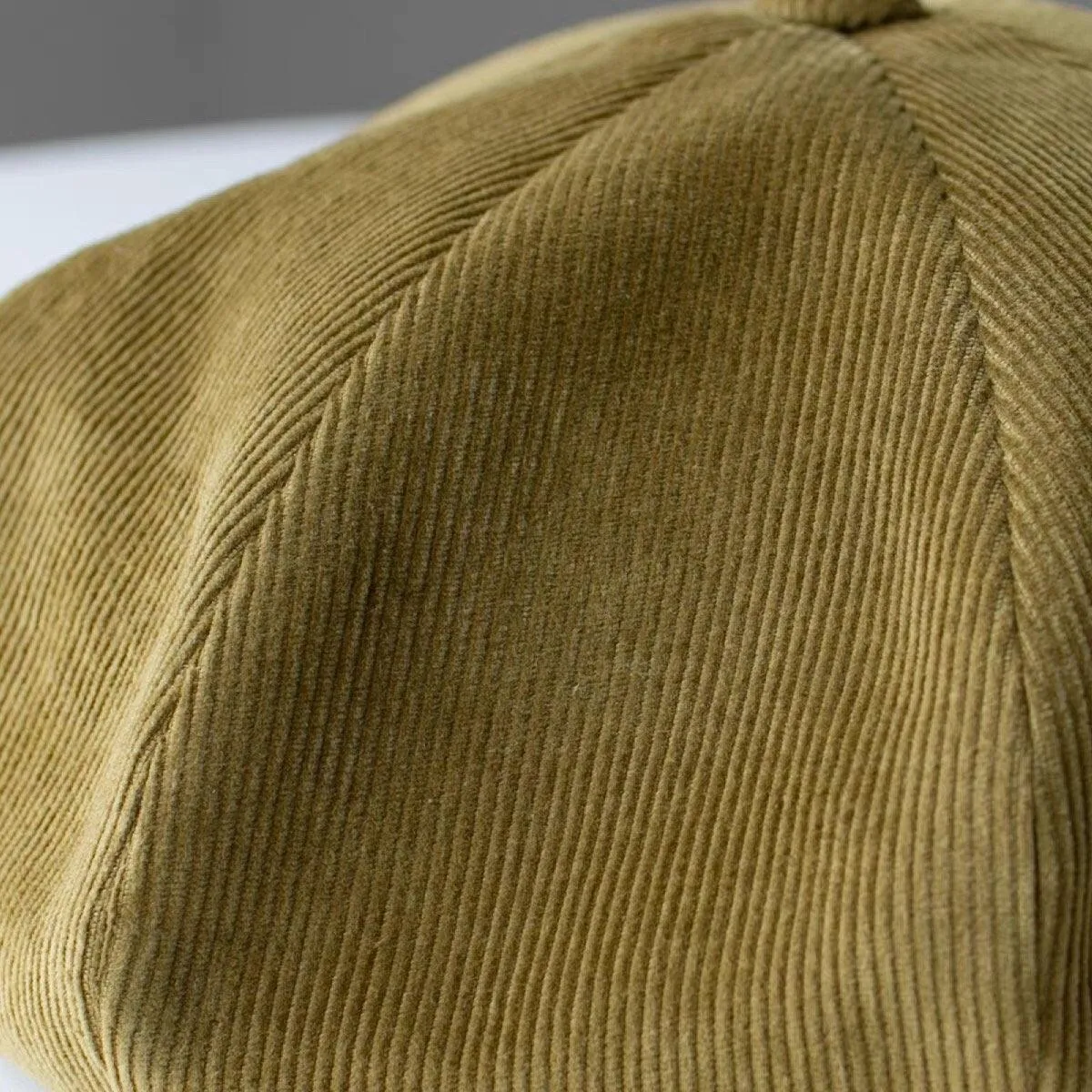 Handmade Unisex Oversized Corduroy Hat