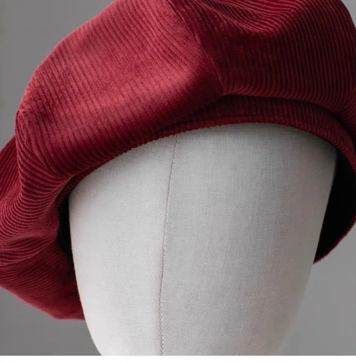 Handmade Unisex Oversized Corduroy Hat
