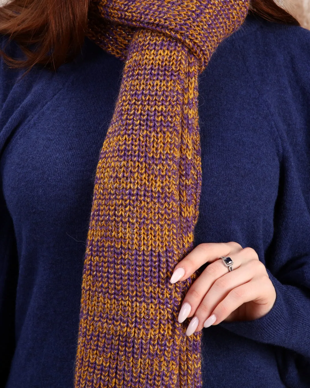 Knitted Beanie and Scarf Set - Women's Cozy Hat Scarf - Trending Fashion Outfit for Winter
