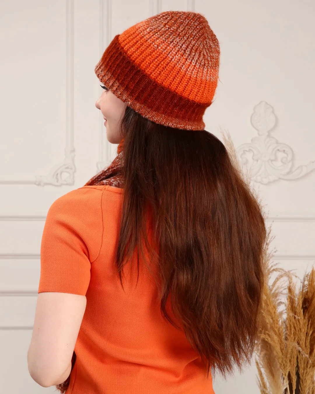 Knitted Beanie and Scarf Set - Women's Cozy Hat Scarf - Trending Fashion Outfit for Winter