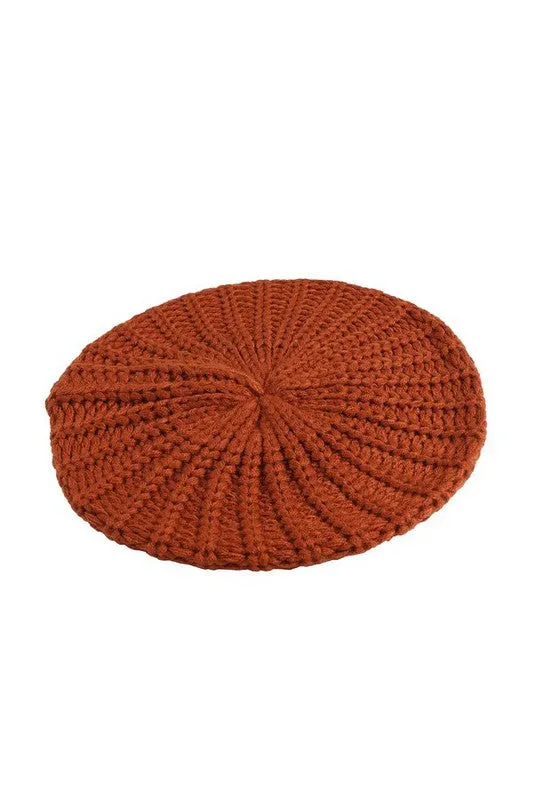 KNITTED FASHION BERET