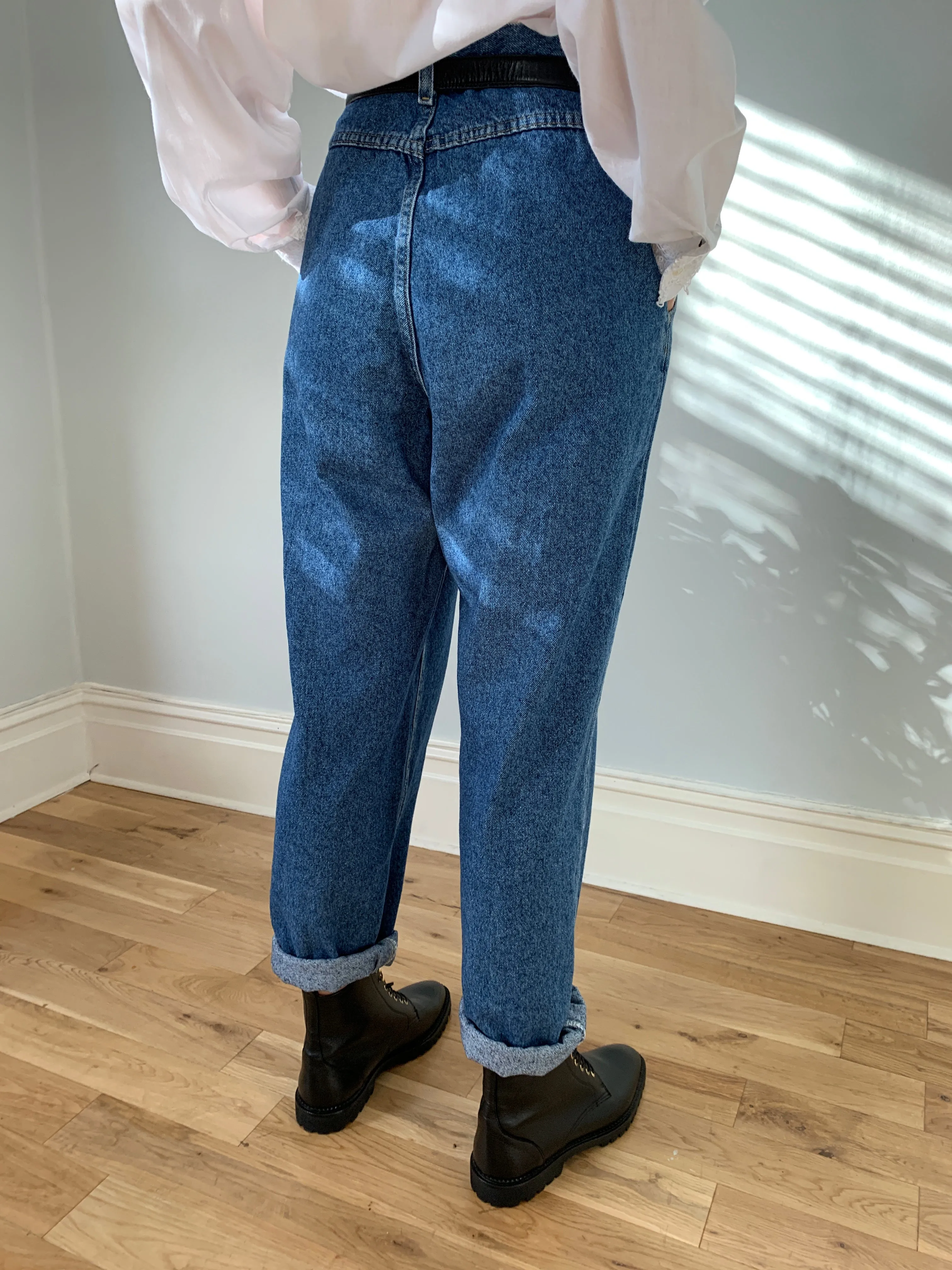Lee 1980's high waisted pleat front jeans