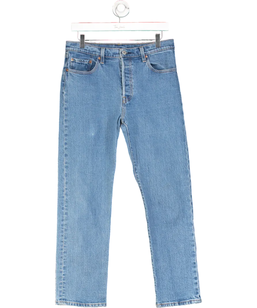 levis Blue 501 Straight Leg Jeans W29
