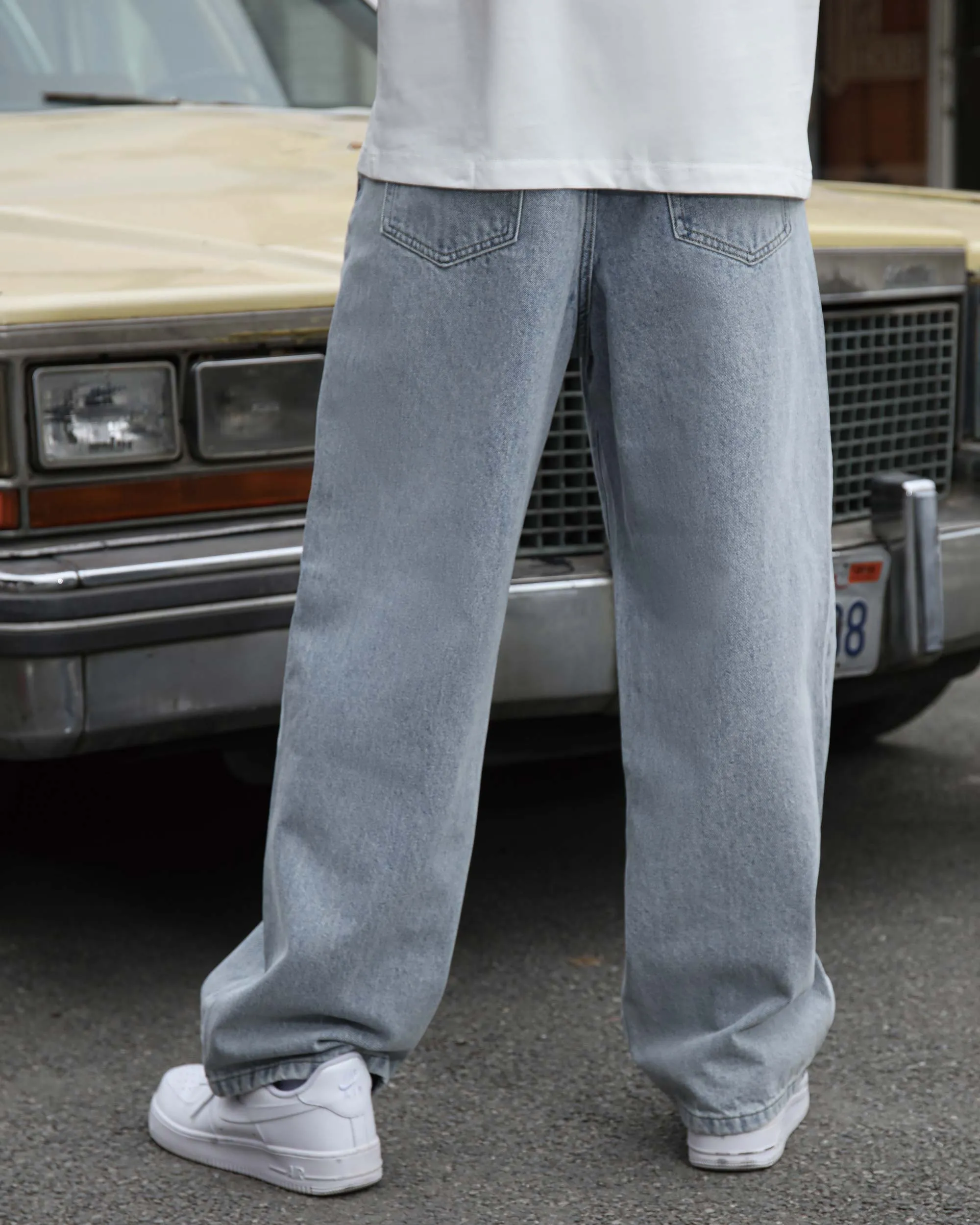 Loose and Comfortable Blue Baggy Jeans-Mexico Local Delivery