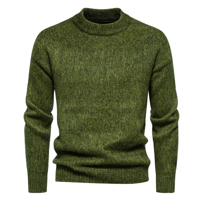 Men's Round Neck Pullover Warm Sweater 98044490F