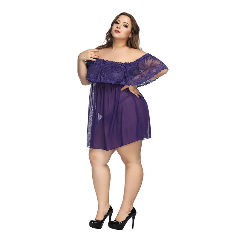 Mesh Plus Size Dress