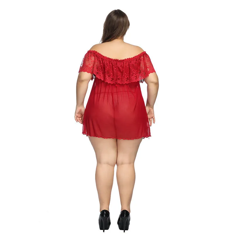 Mesh Plus Size Dress