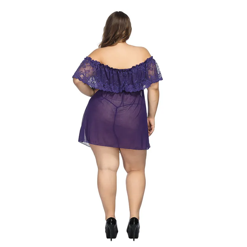 Mesh Plus Size Dress