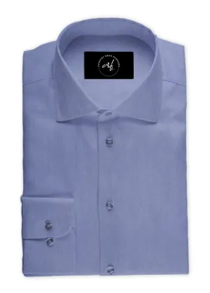 Modern Blue Poplin Shirt
