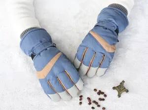 Outdoor Hiking Gloves Waterproof Windproof Riding Warm Cold Weather Gloves