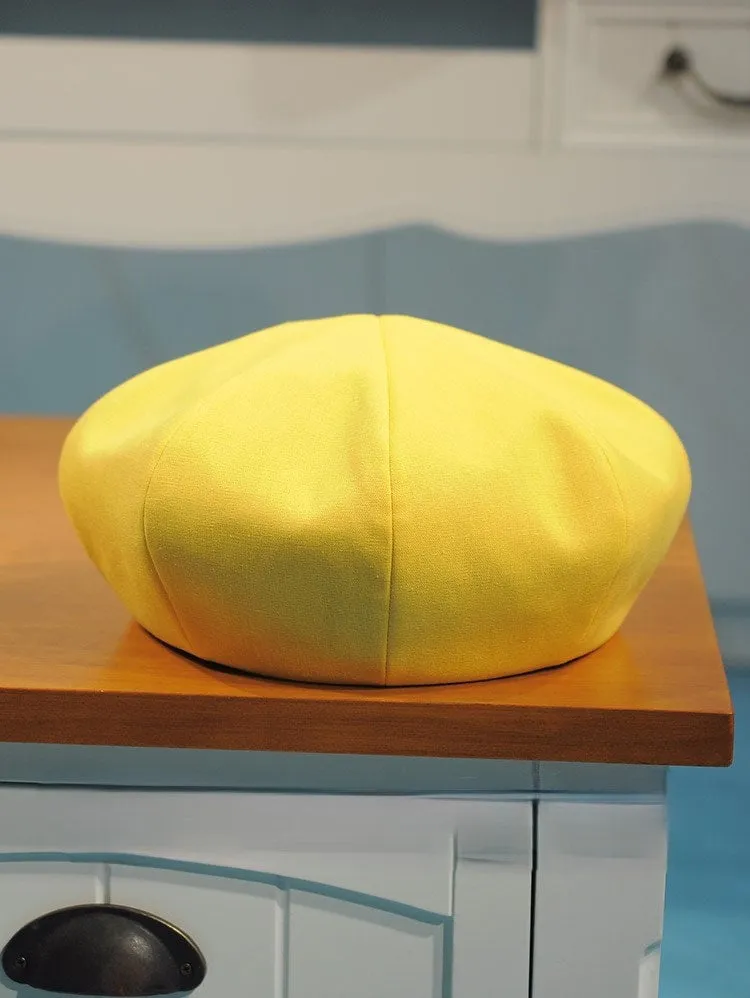 Oversize Light Weight Linen Beret