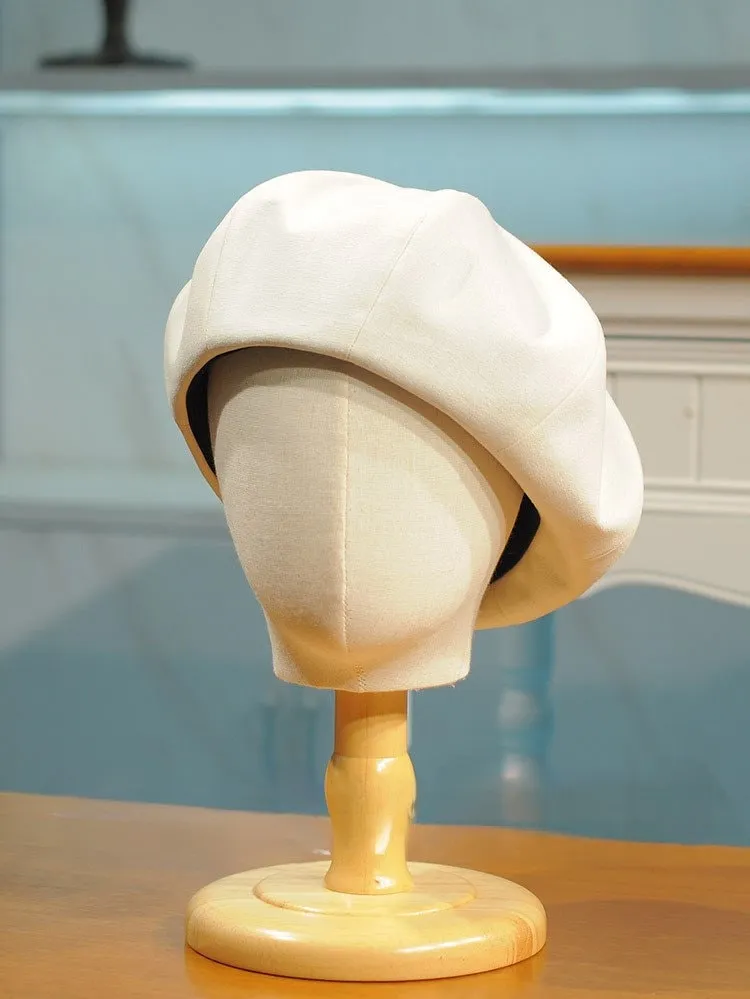 Oversize Light Weight Linen Beret