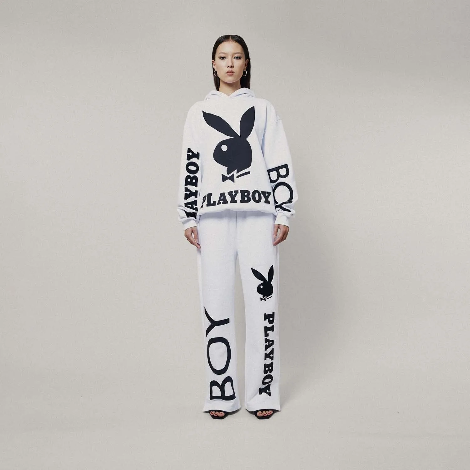 PLAYBOY X BOY BOLD BUNNY HOODIE - WHITE