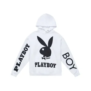 PLAYBOY X BOY BOLD BUNNY HOODIE - WHITE