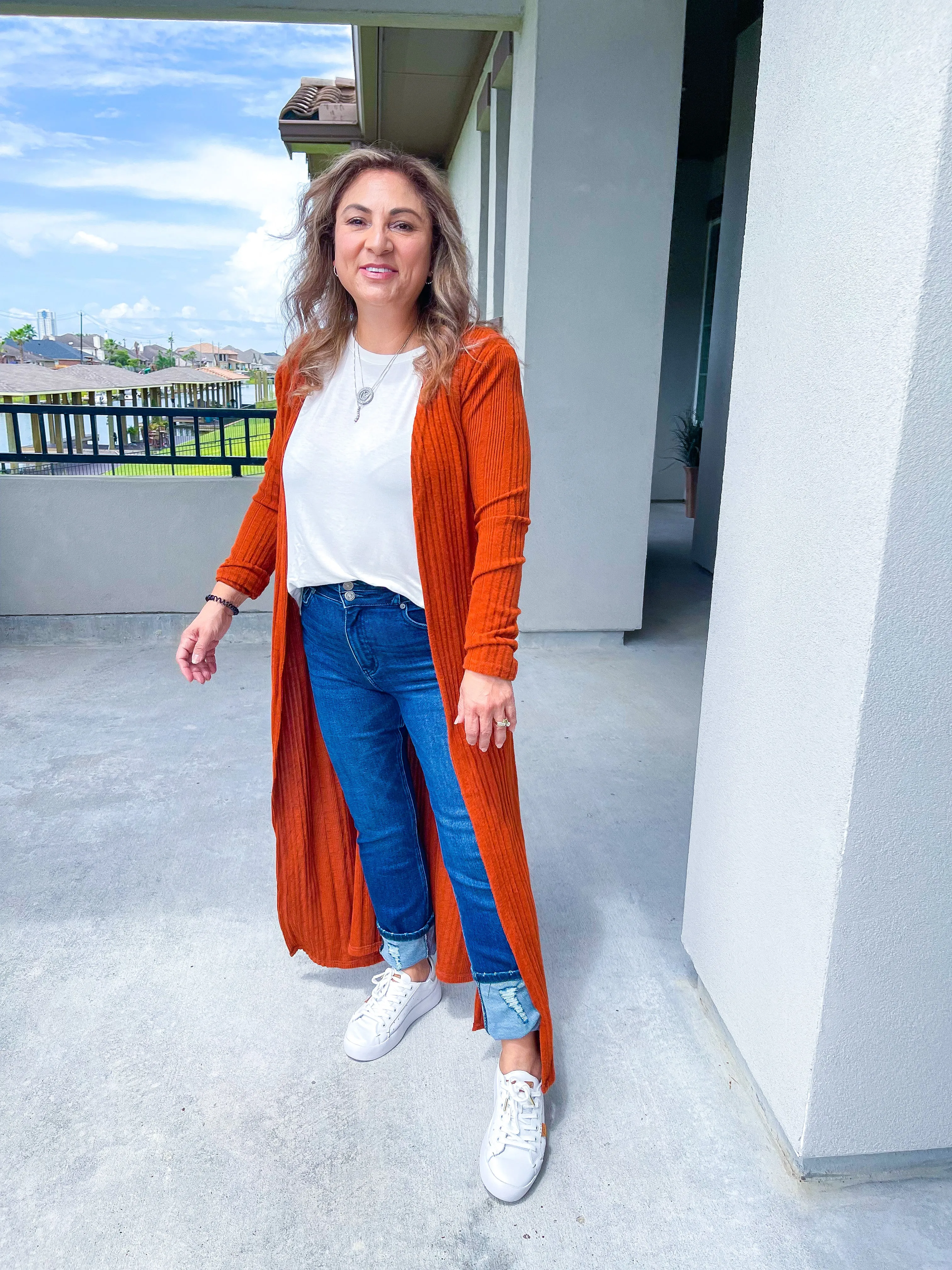 Pumpkin Spice & Everything Nice Duster Cardigan