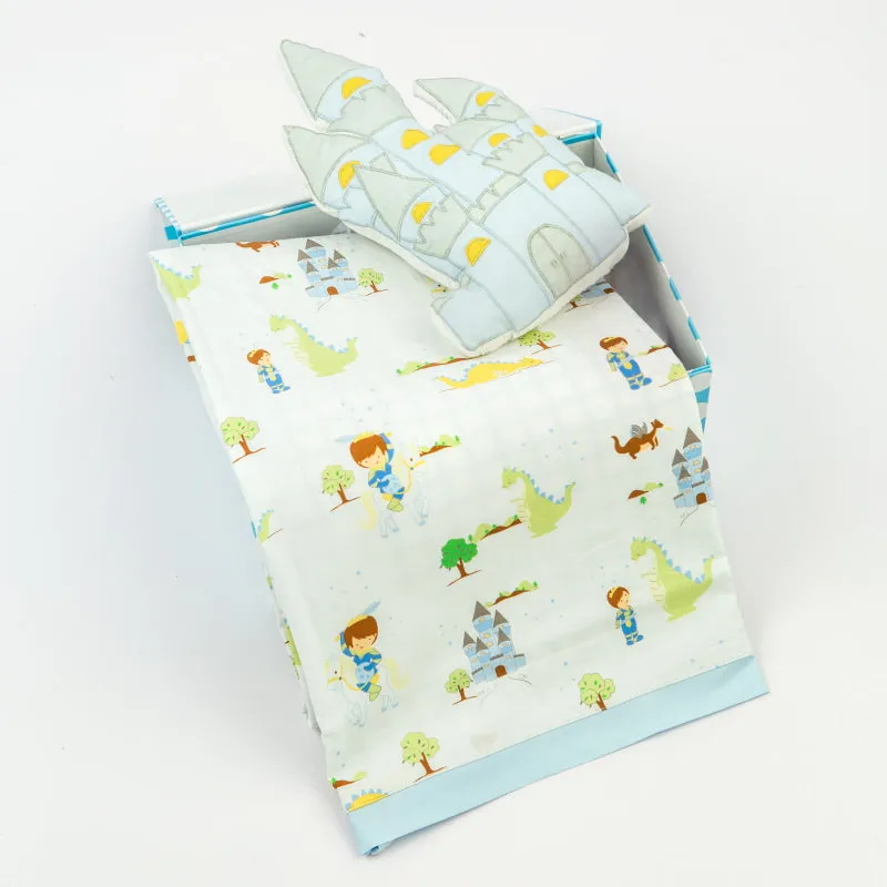 "Snuggle Time" Organic Crib Gift Set (Adventure Of A prince)
