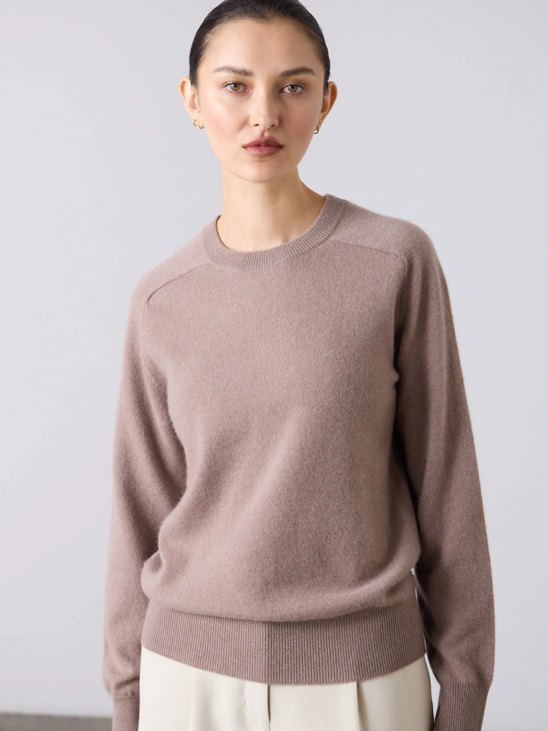 Sam Cashmere Crew - Mink