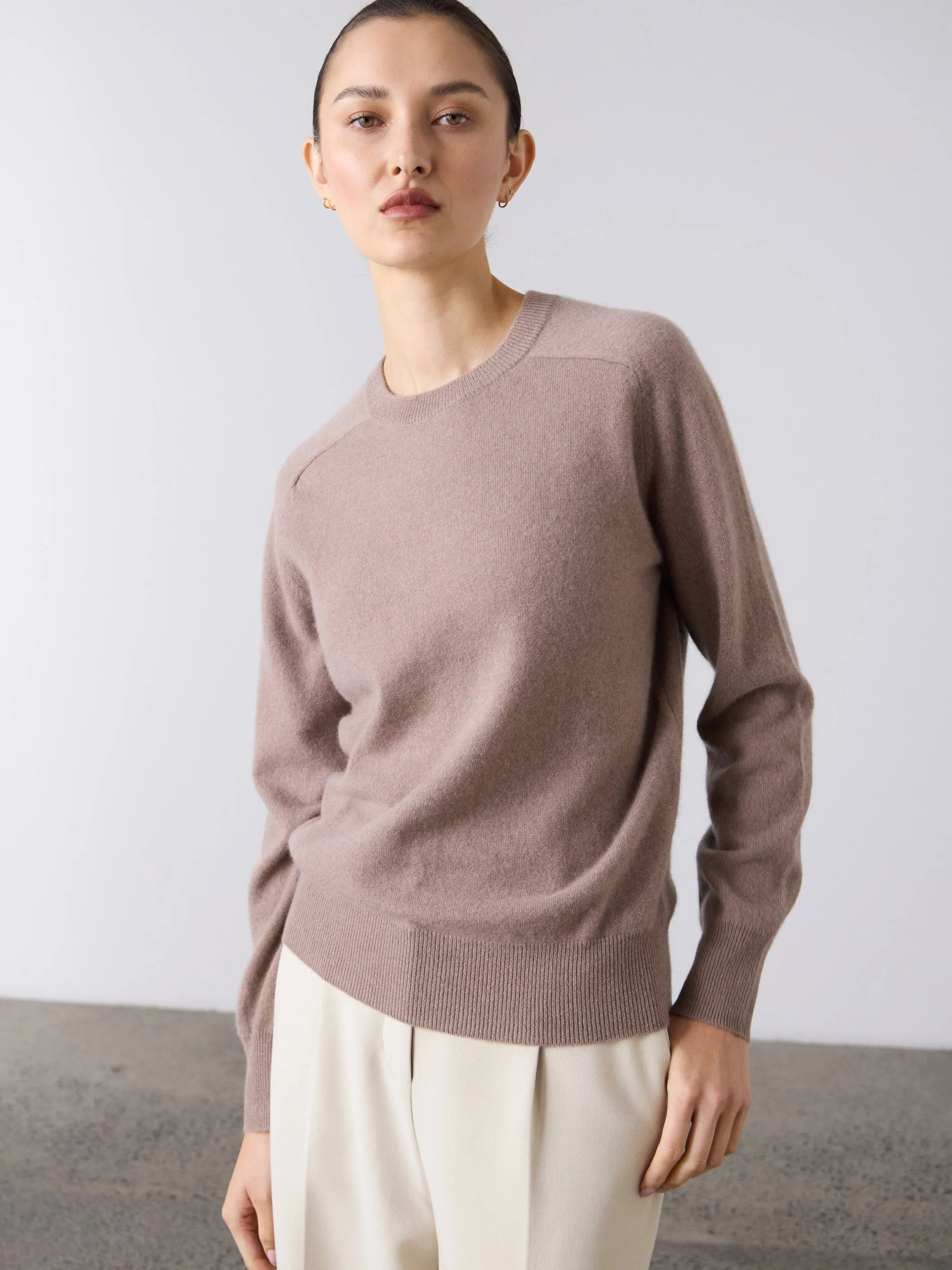 Sam Cashmere Crew - Mink