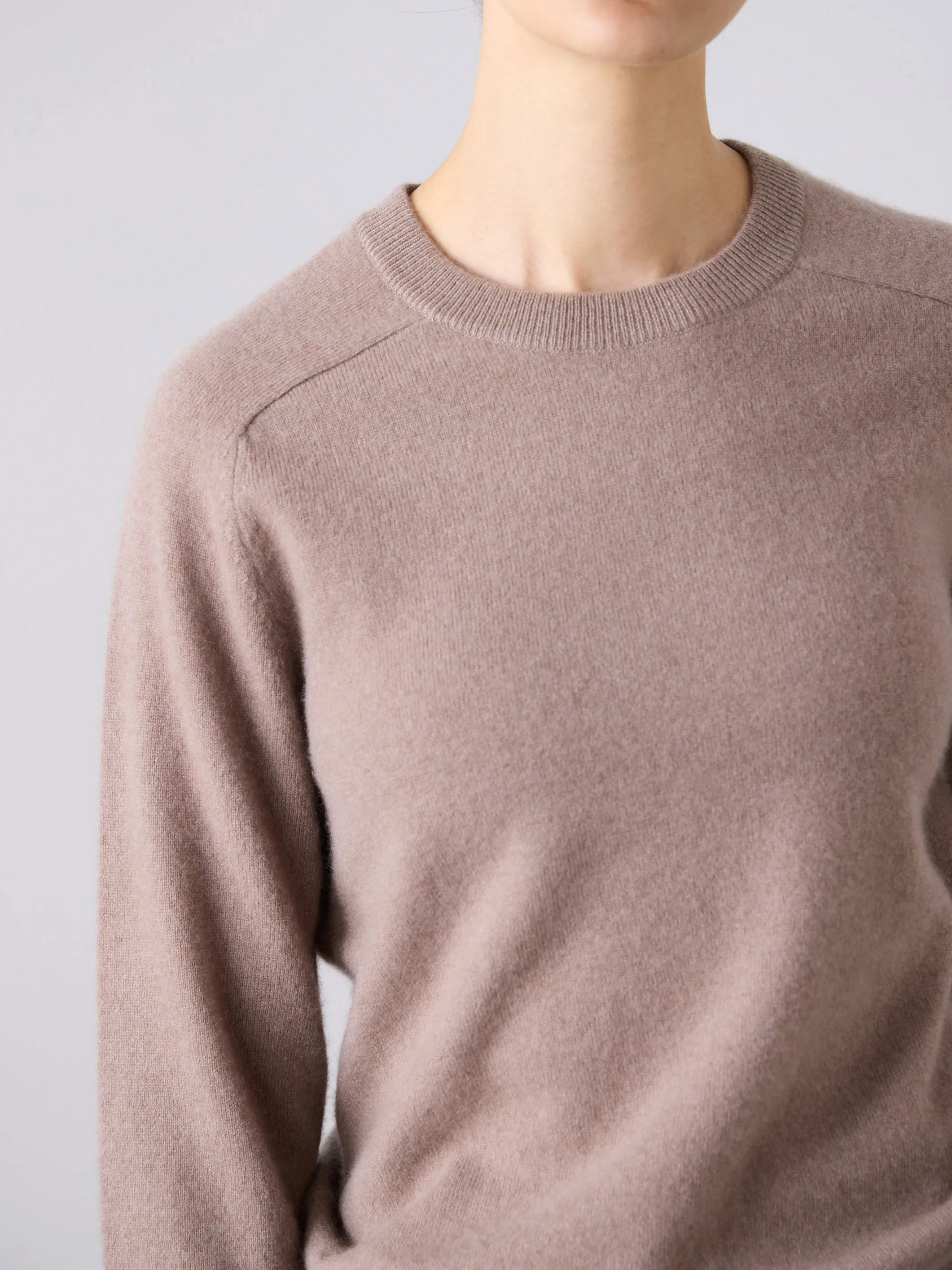 Sam Cashmere Crew - Mink