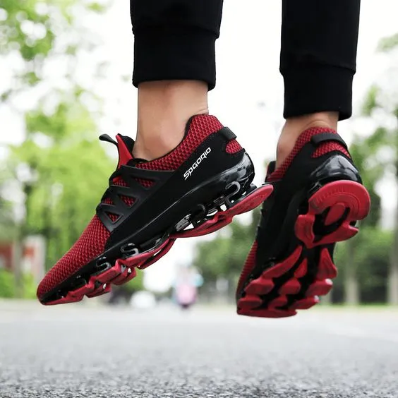 Shock-absorbing Breathable Blade Sneakers