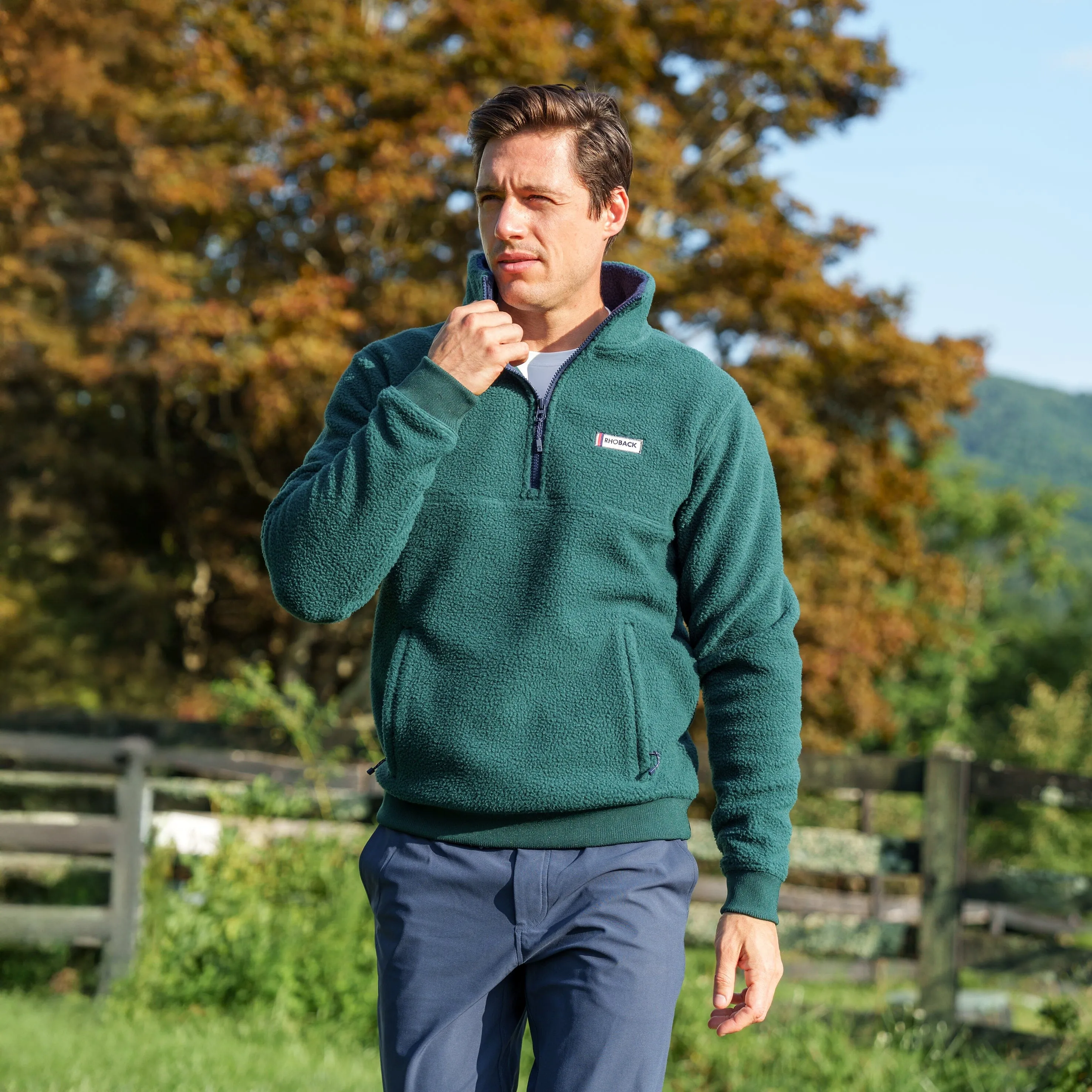 Summit Fleece Pullover | Solid - Ponderosa Green