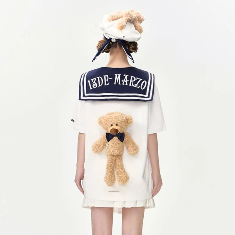 Sweet Lady Beret Navy Water Hand Cute Retro Casual Versatile Hat as a Valentine's Day Gift