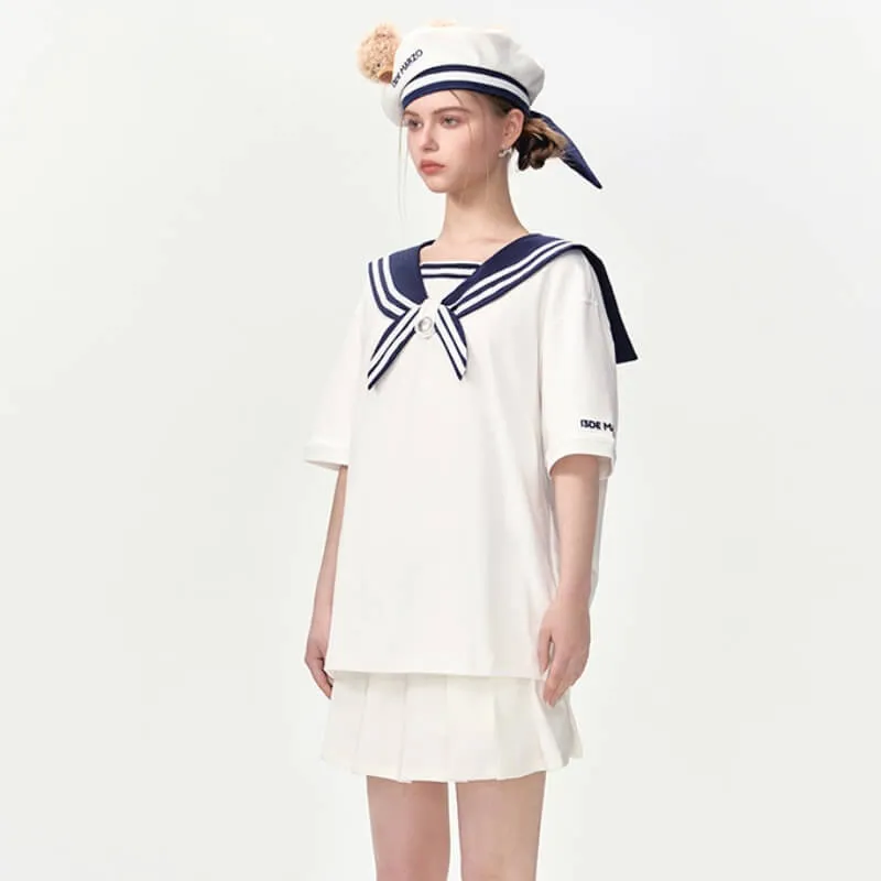 Sweet Lady Beret Navy Water Hand Cute Retro Casual Versatile Hat as a Valentine's Day Gift