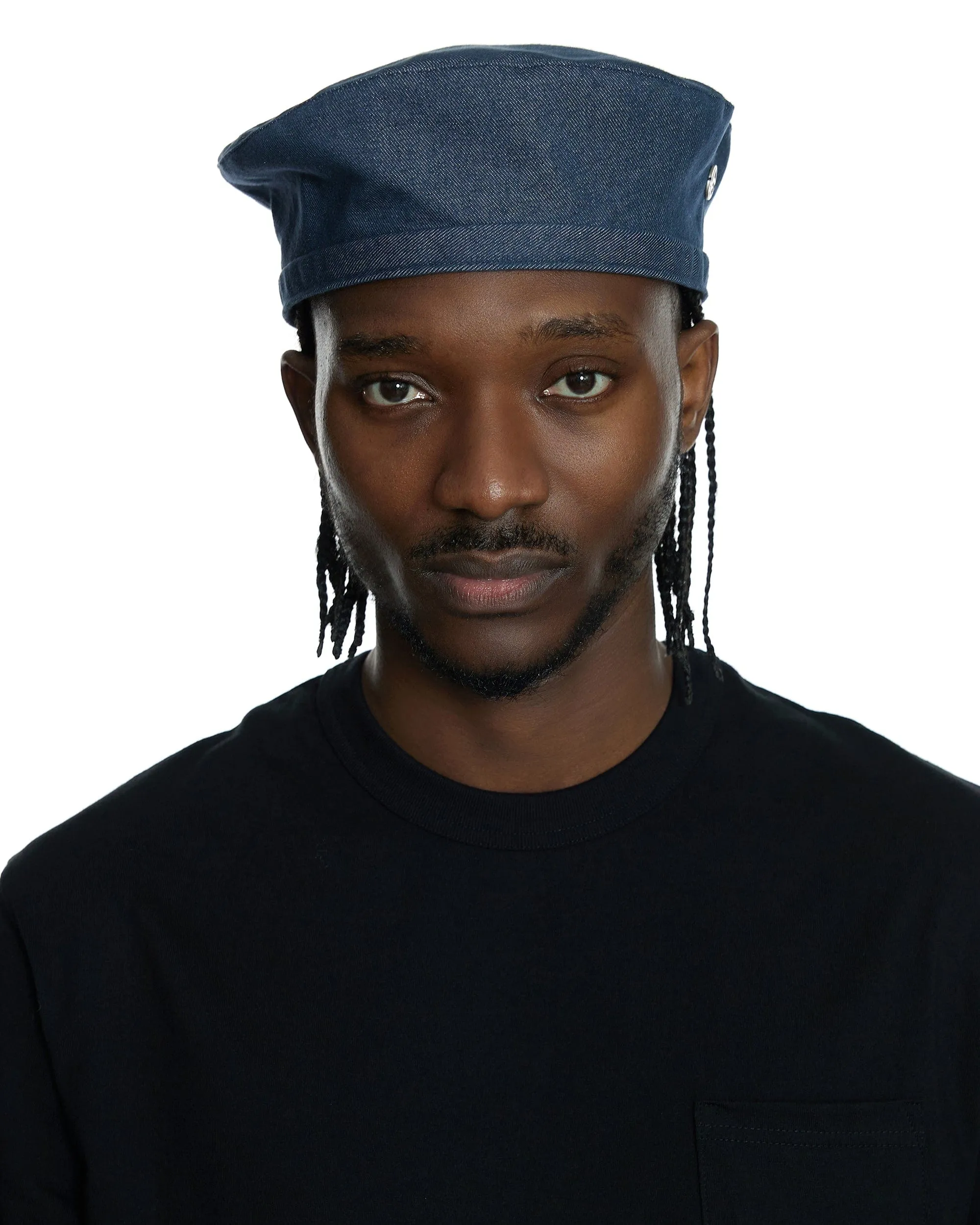 UC / OVER FIT BERET / DENIM BL