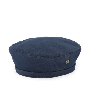 UC / OVER FIT BERET / DENIM BL