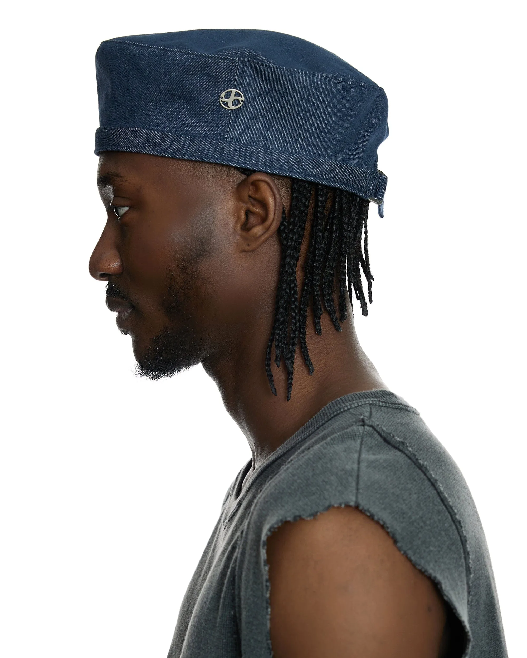 UC / OVER FIT BERET / DENIM BL