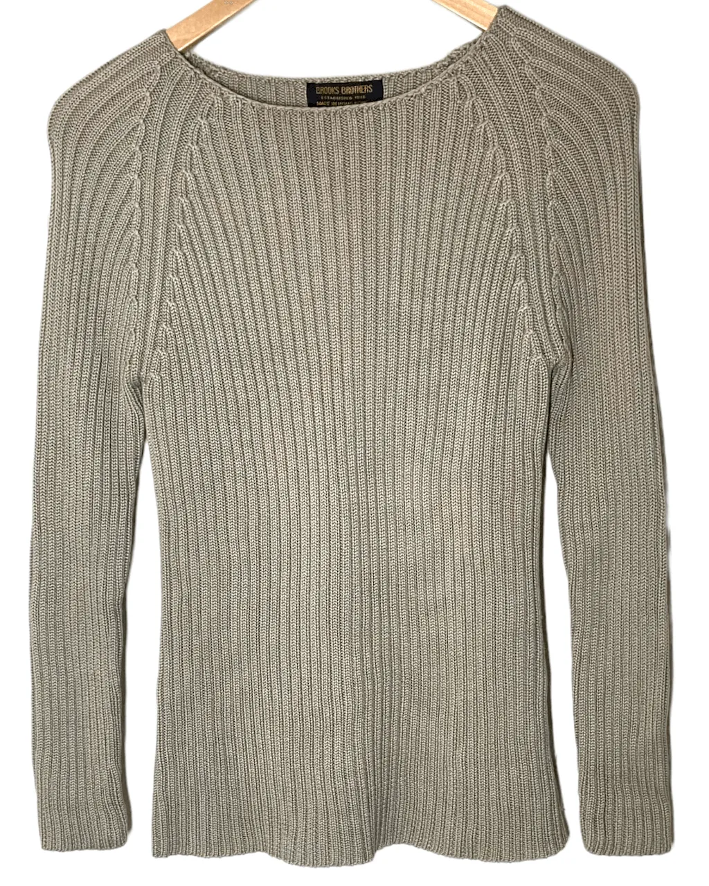 Warm Autumn Taupe Ribbed Sweater