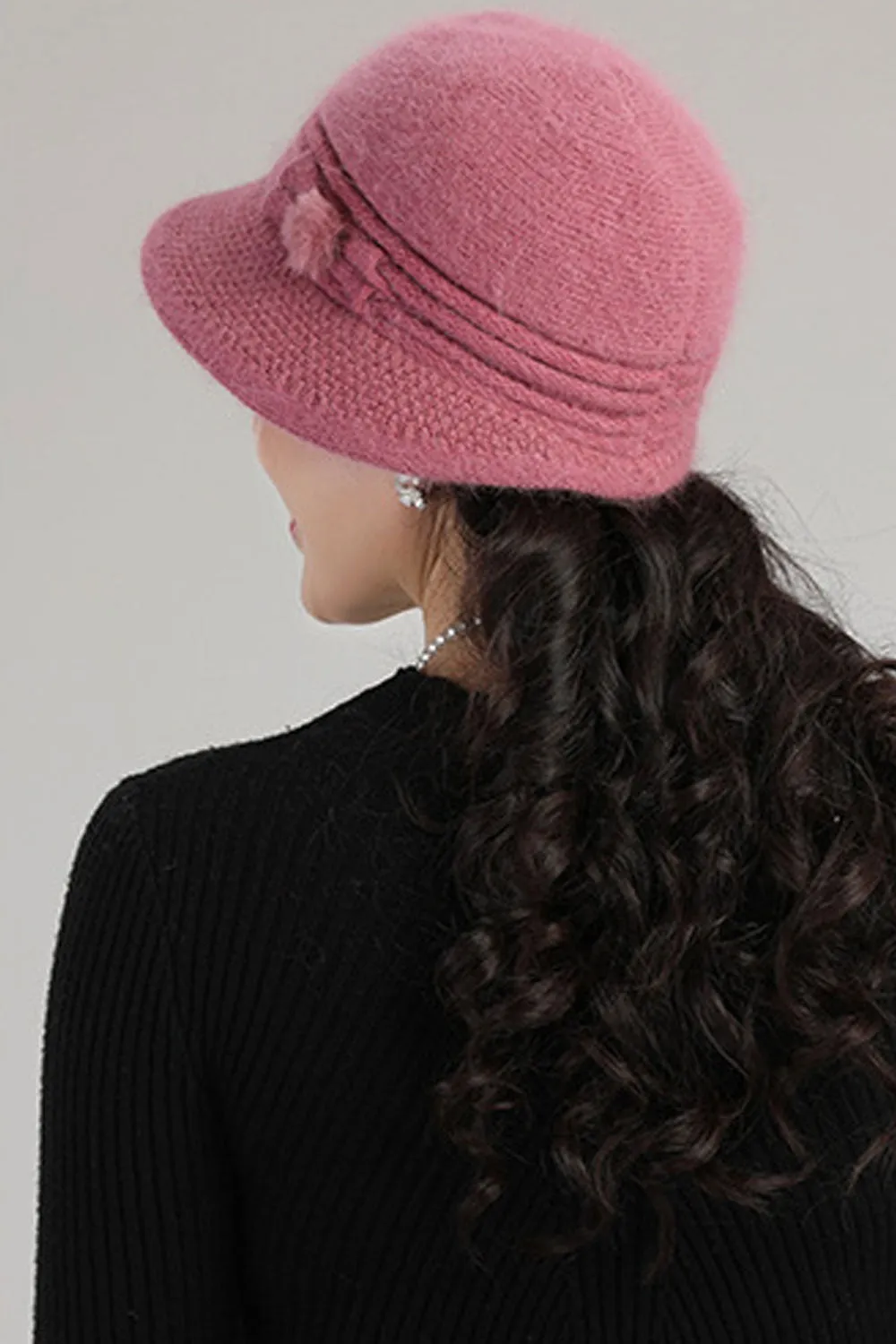 Women Soft Solid Colored Cozy Dome Top Fashionable Beret Hat - WBH94357