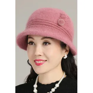 Women Soft Solid Colored Cozy Dome Top Fashionable Beret Hat - WBH94357